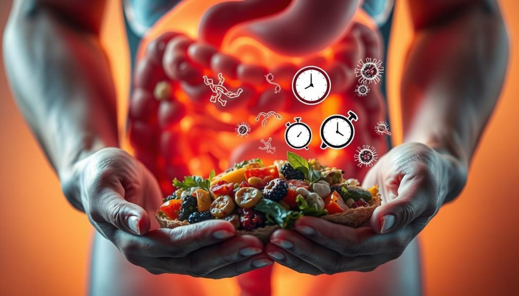 diet and stress impact on gut health