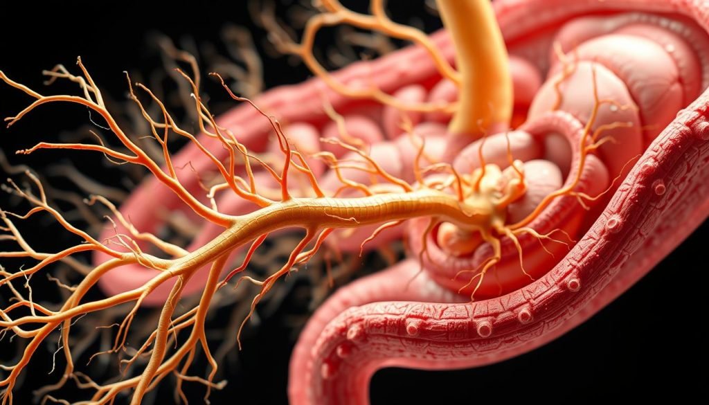 enteric nervous system and vagus nerve